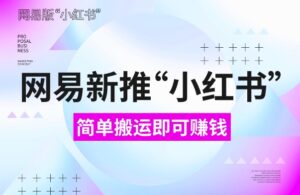 网易官方新推“小红书”，搬运即有收益，新手小白千万别错过(附详细教程)【揭秘】-网创资源