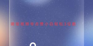 （13613期）视频号点赞最新玩法，小白轻松日入三位数-网创资源