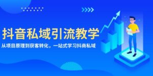（13418期）抖音私域引流教学：从项目原理到获客转化，一站式学习抖商 私域-网创资源