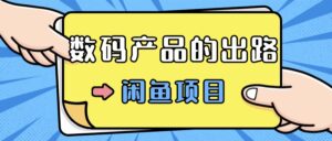 数码产品的最新玩法教学，项目门槛低，新手可日入过k-网创资源