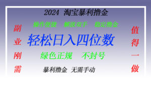 （13183期）淘宝无人直播撸金 —— 突破传统直播限制的创富秘籍-网创资源