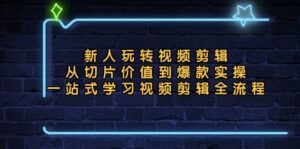 （13178期）新人玩转视频剪辑：从切片价值到爆款实操，一站式学习视频剪辑全流程-网创资源