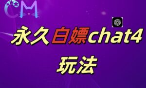 2024最新GPT4.0永久白嫖，作图做视频的兄弟们有福了【揭秘】-网创资源