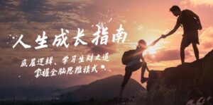 （12832期）人生成长指南：底层逻辑、学习生财之道，掌握全脑思维模式-网创资源