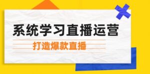 （12802期）系统学习直播运营：掌握起号方法、主播能力、小店随心推，打造爆款直播-网创资源
