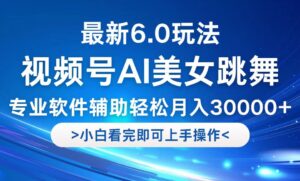（12752期）视频号最新6.0玩法，当天起号小白也能轻松月入30000+-网创资源
