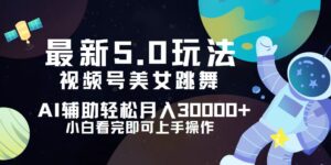 （12699期）视频号最新5.0玩法，小白也能轻松月入30000+-网创资源