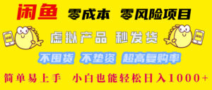 （12663期）闲鱼 零成本 零风险项目 虚拟产品秒发货 不囤货 不垫资 超高复购率  简…-网创资源