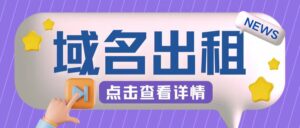 冷门项目，域名出租玩法，简单粗暴适合小白【揭秘】-网创资源