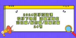 （12097期）2024钩子·引流课：钩子下得好 流量不再愁，定位篇/标签篇/破播放篇/24节-网创资源