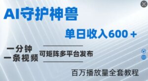 制作各省守护神，100多W播放量的视频只需要1分钟就能完成【揭秘】-网创资源