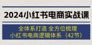 （12003期）2024小红书电商实战课：全体系打造 全方位梳理 小红书电商逻辑体系 (42节)-网创资源