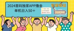 2024首码零撸聚合APP，单机日入50+，提现秒审核秒到账-网创资源