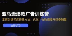 （11858期）亚马逊爆款广告训练营：掌握关键词库搭建方法，优化广告数据提升旺季销量-网创资源