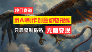（11773期）教大家一键制作引人注意小动物合成视频，轻轻松松月入了万！-网创资源