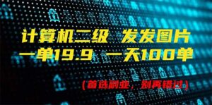 （11715期）计算机二级，一单19.9 一天会出100单，每天只需发发图（附518G材料）-网创资源