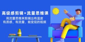 （11589期）现代感 视频剪辑 流量思维：用流量思维视频剪辑出有温度的/很有质感/流量多/能转现短视频-网创资源