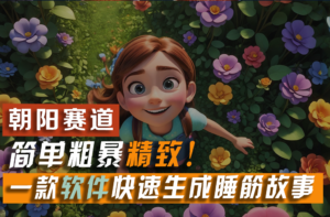 （11405期）运用一款软件5分钟左右一条爆品睡筋小故事，简单直接精美！新手月入2w-网创资源