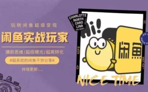 从0到1系统软件轻松玩闲鱼平台转现，教大家关键选款逻辑思维，提高产品曝出及转换率-网创资源