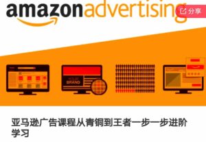 亚马逊广告课程内容，从青铜到王者一步一步升阶学习培训-网创资源