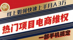 热门产品电子商务法律维权全新升级构思集，一部手机解决【仅揭密】-网创资源
