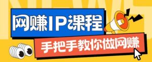 ip合作伙伴打造出1.0，从0到1手把手带你网创，完成月入了万【揭密】-网创资源