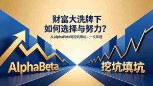 （18371期）付费文章：财富大洗牌下如何选择与努力？从AlphaBeta到挖坑填坑，一文讲透-网创资源