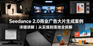 Seedance 2.0商业广告大片生成案例详细讲解|从实操到落地全拆解-网创资源