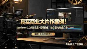 (18484期)真实商业大片作案例!Seedance 2.0参数设置+后期优化,教你落地商业广告-网创资源