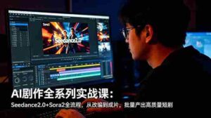 (18647期)AI剧作全系列实战课:Seedance2.0+Sora2全流程,从改编到成片,批量产出高质量短剧-网创资源