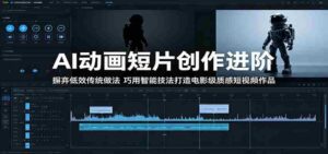 AI动画短片创作进阶：摒弃低效传统做法，巧用智能技法打造电影级质感短视频作品-网创资源