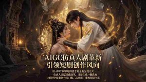 （18199期）AIGC 仿真人短剧创作革新，解锁仙侠爱恋全新呈现，一键出高质场景，零门槛打造爆款剧集-网创资源