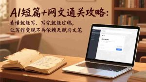 （18064期）AI短篇+网文通关攻略-更新4月：看懂就能写、写完就能过稿，让写作变现不再依赖天赋与文笔-网创资源