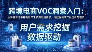 （17796期）跨境电商VOC洞察入门：从海量评论中挖掘用户未被满足的需求，用数据驱动产品迭代与增长-网创资源