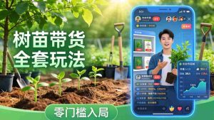 （17729期）视频号AI树苗带货全套玩法：零门槛入局，掌握豆包、千问等AI工具制作树苗视频的全套流程-网创资源