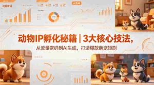 动物IP孵化秘籍｜3大核心技法，从流量密码到AI生成，打造爆款萌宠短剧-网创资源