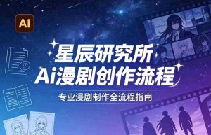 AI漫剧创作全流程指南｜从工具到编剧，从流量到变现，小白也能学会的专业漫剧制作法-网创资源