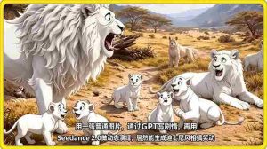 （18137期）用一张普通图片，通过GPT写剧情，再用Seedance 2.0做动态演绎，居然能生成迪士尼风格搞笑动画-网创资源