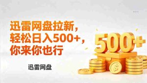 （17998期）迅雷网盘锐评拉新，轻松日入几张，小白副业首选-网创资源