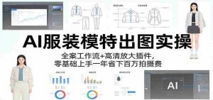 AI服装模特出图实操：全案工作流+ 高清放大插件，零基础上手一年省下百万拍摄费-网创资源
