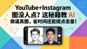 （17911期）YouTube+Instagram图没人点？这秘籍教 AI 做逼真图，省时间还能提点击量-网创资源