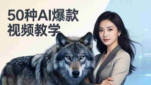 （17815期）50种AI爆款视频教学：影视级古诗词+治愈萌宠+山海经蛟龙，高阶宝典商业落地-网创资源