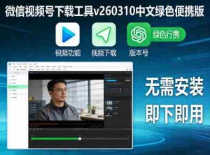 微信视频号下载工具v260310中文绿色便携版-网创资源