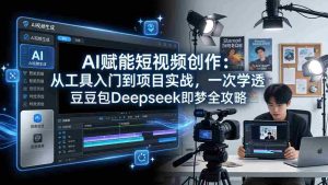 （17762期）AI赋能短视频创作：从工具入门到项目实战，一次学透豆包Deepseek即梦全攻略-网创资源