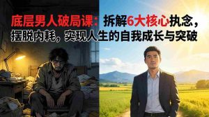（17747期）付费文章：底层男人破局课：拆解 6 大核心执念，摆脱内耗，实现人生的自我成长与突破-网创资源