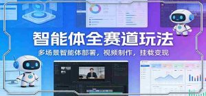 智能体全赛道玩法：多场景智能体部署，视频制作，挂载变现-网创资源