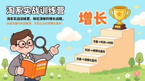 （17325期）淘系实战训练营(更新)，制定清晰的增长战略，突破流量与利润瓶颈，实现企业的规模化盈利-网创资源