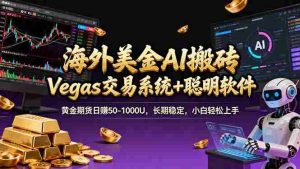 （17316期）海外美金操盘手技术，Vegas交易技术+聪明软件，日赚50-1000U，长期稳定，小白轻松上手。-网创资源