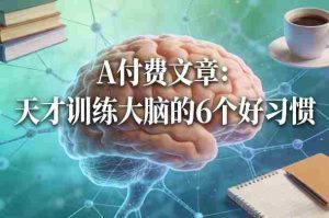 付费文章：天才训练大脑的6个好习惯-网创资源