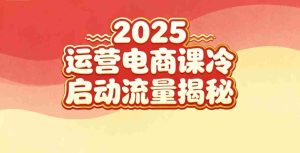 2025小红书运营电商课：新手实战＋冷启动＋流量揭秘-网创资源